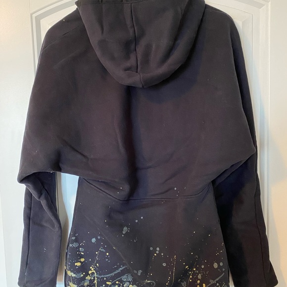 Dolman Sleeve Hoody Hand Painted - Picture 3 of 3